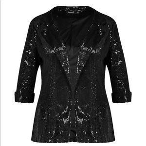 Boohoo Sequin Blazer